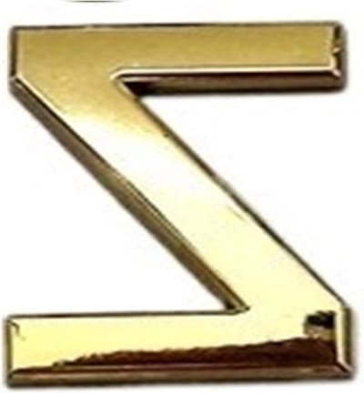 Huisnummer Plaat - Adres Sticker - Deur Decoratie - Zelfklevend - 5 CM - Goud