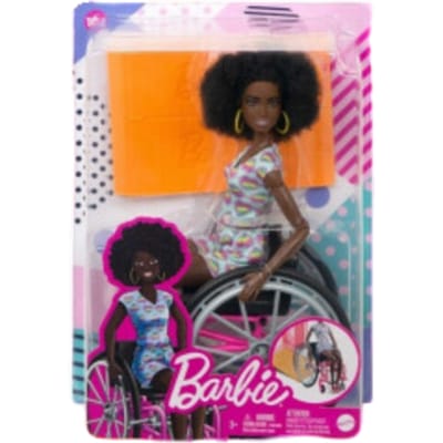 Barbie Fashionistas Rolstoel Zwarte Pop