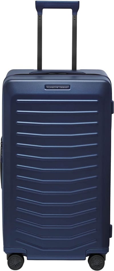 PORSCHE DESIGN Trolley Roadster HC 4W Trunk Dark Blue Matte Blauw 71cm