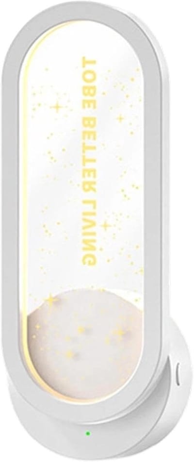 Luchtzuiveraar Geurverwijderaar - Stille Verlichter - Frisse Lucht - Sterrenhemel Effect - 13 cm - Wit
