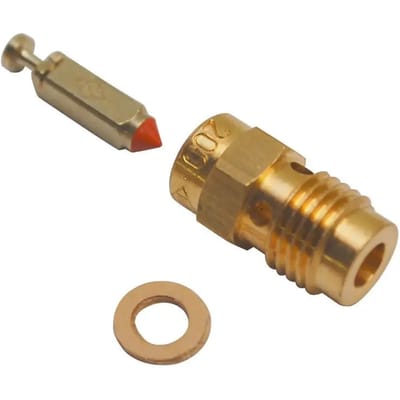 Motorfiets carburatornaald met putje Dellorto PHBH 28 BS
