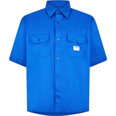 Hugo Ekyno-shirt met korte mouwen voor heren (Blauw)