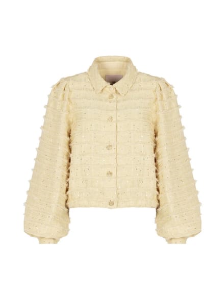Freebird Wv-hairy-sequince-26-1 Blazers Dames - Butter Yellow - Maat XS
