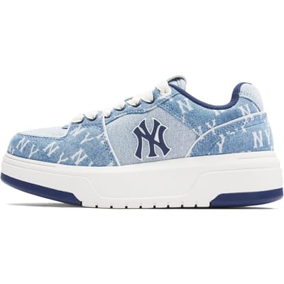 Baskets en jean Patchwork Floral Vintage Doublure Chunky MLB Confortables Mode Augmentant la Hauteur Basse Top Chaussures de Skateboard Unisexe Baskets 3ASXCDC4N-50BLS 38.5 gray