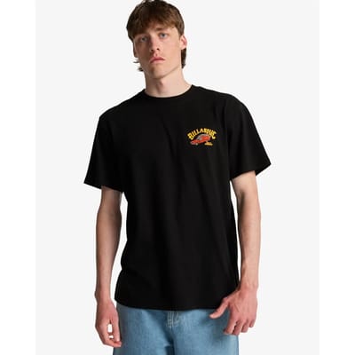 Billabong Origin T-shirt Met Korte Mouwen Zwart L Man