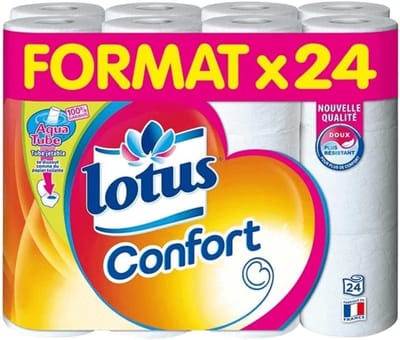 Toiletpapier Rollen - Zacht Papier - Dagelijks Gebruik - Comfortabel en Zacht - 24 Stuks - Wit