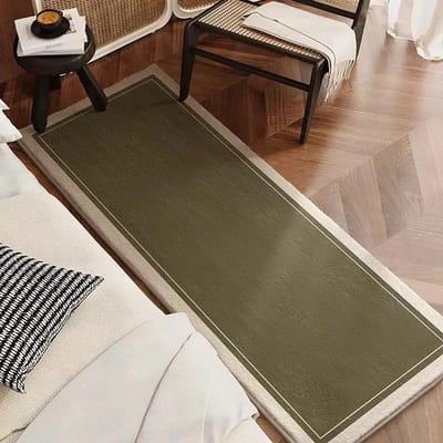 Slaapkamer Tapijt Bedzijde Vloermat Loper Lang Tapijt Minimalistisch Effen Kleur Zachte Pluizige Tapijten Huisdecoratie Tapijten 50x160cm