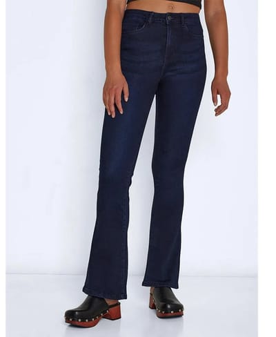 Noisy May Sallie Hoogzittende Jeans Blauw 32 / 30 Vrouw
