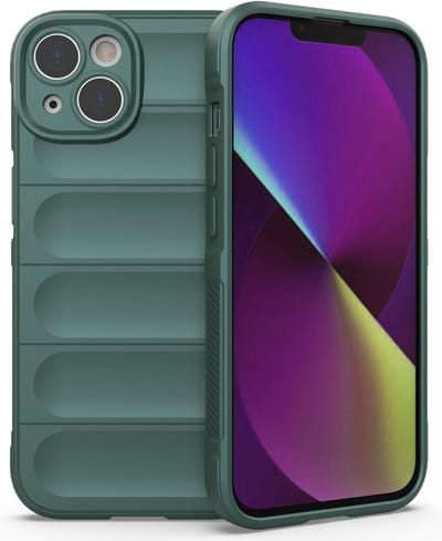 Peachy Shock Absorb TPU hoesje geschikt voor iPhone 14 - groen
