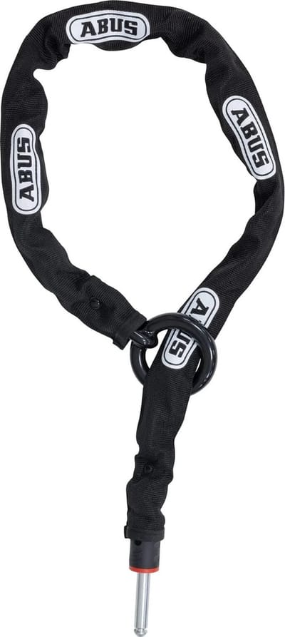 Fietsslot ABUS Insteekketting - Adaptor Chain 2.0 6KS - - zwart - 130 cm - geschikt voor elektrische fietsen - stadsfietsen