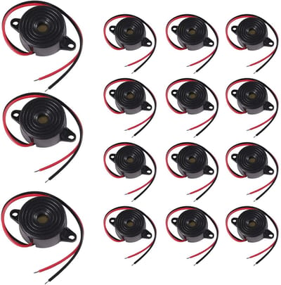 Dailygoods - Dailygoody - 15pcs Elektronische Buzzer 3V-24V, 85dB Actieve Piezo Alarm voor Arduino