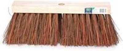 MM Eurotool FSC stadsbezem 37 cm met harde natuurvezels en 130 mm lange haren