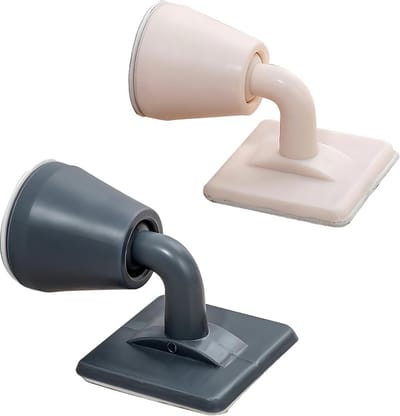2x Magnetische Deurstopper voor Vloer en Muur - Zelfklevende Deurvanger met Sterke Houdkracht