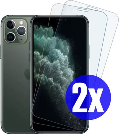 Screenprotector geschikt voor iPhone 11 Pro/xs/x/10 - Gehard Glas - Tempered Glass Armor Screen Cover - 2 Stuks