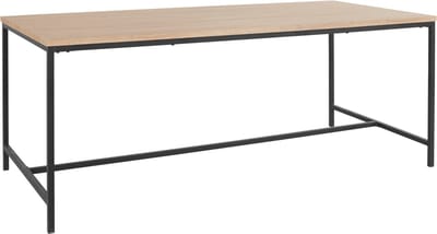 Kavi-Eettafel - 8-zits - Zwart Eiken