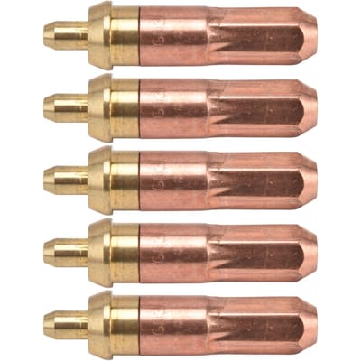 5 Pièces Becs de Chalumeau Coupeur Propane Forme Anneau Prune Consommables Accessoires G01?300 3#