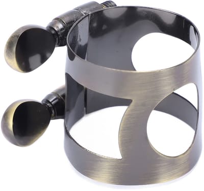 Dailygoods- Ligatuur Metalen - Klarinet Riet Bevestigingsclip - Duurzaam Materiaal - Sterke Bevestiging - Lange Levensduur - Standaard Schroefdraadmaat - Mondstukclip