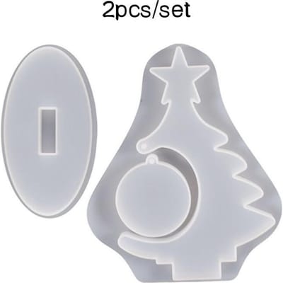 2 stuks/set Gietvormen voor Kerstboom Fotolijst Knutselen DIY