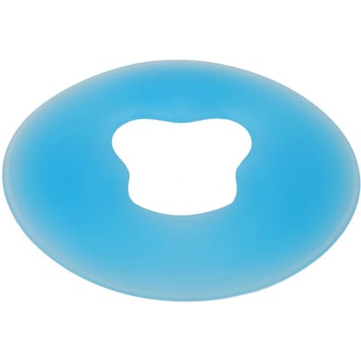 Oreiller Facial de Spa en Silicone Doux Rond Coussinet Relaxant pour le Visage pour Salon de Beauté Bleu