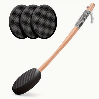 Washulp Rug - Hulpmiddel voor het aanbrengen van lotion op de rug - inclusief 4 pads