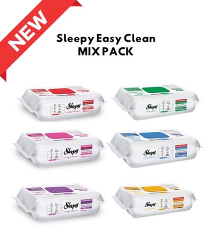 Sleepy Easy Clean Reiniging Doekjes (Serie Des Fleurs) 100 stuks