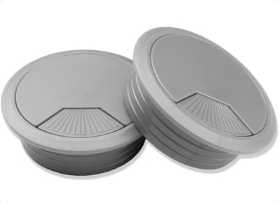 Ronde Kabeldoorvoer voor Bureau en Bureau Ø 80 mm - Kabelafdekking voor Kantoormeubilair
