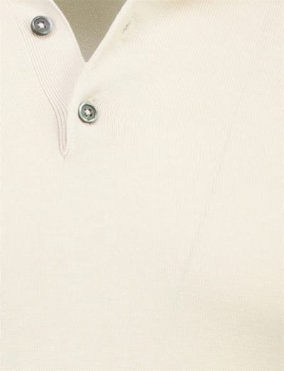 Born With Appetite poloshirt korte mouw beige