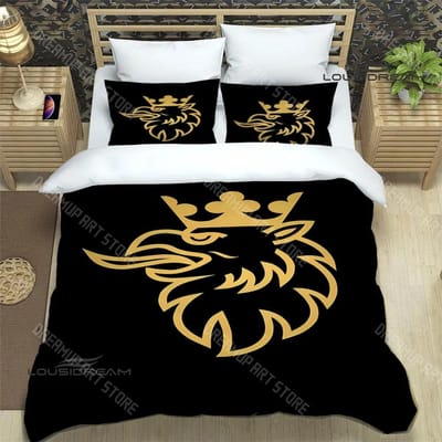 3D S-Scania logo Gedrukte Beddengoedsets Exquise benodigdhedenset Dekbedovertrek Bedsprei Set Beddengoedset Luxe Verjaardagscadeau EU Single 135x200cm