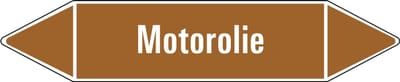 Motorolie leidingmarkering op vel 75 x 17 mm - 8 per vel