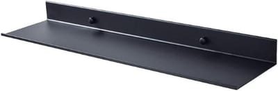 Badkamer Planken - Wandplank Douche - Opbergen Badkamer - Rechthoek Aluminium - n/a - Zwart
