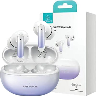 Usams - XD19 - Draadloze In Ear Bluetooth oordopje met ENC Noise concellation en Hifi geluids kwaliteit - Draadloze oortje Bluetooth - Sport oordopjes - bluetooth oordopjes - draadloze oordopjes - oortjes draadloos - in-ear oordopjes - Blauw