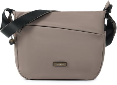 Hedgren Gravity – Crossbodytas M – Water- en stofafstotend – Verstelbare schouderriem – Met sleutelhaak – Polyester - Morel