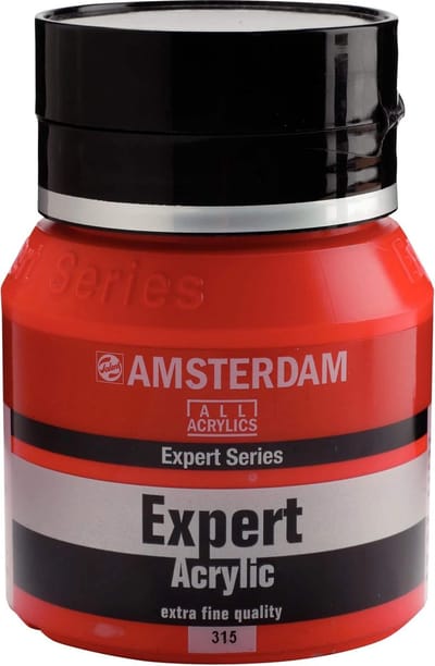 Expert Series Acrylverf Pot 400 ml - Pyrrolerood 315