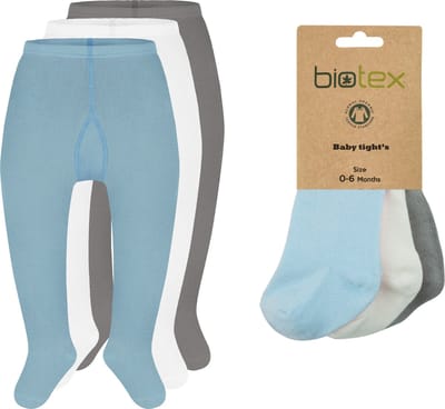 Baby Legging Bio Katoen - 3 Paar - 0 tot 6 maanden
