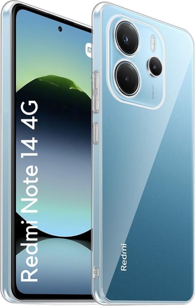 Hoesje voor Xiaomi Redmi Note 14 4G (Global Version) backcover Shockproof siliconen Transparant