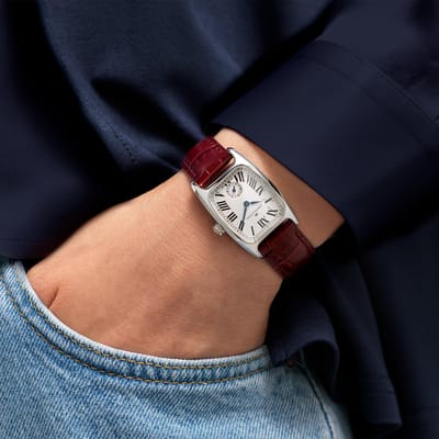 Hamilton Série Classique Américain Mouvement Quartz Burton Petite Seconde Montre Femme Montres Femme Acier Blanc Cuir H13321811 Regular Watch Box