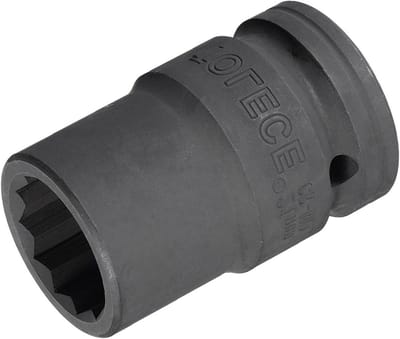 Krachtige 21mm Impact Socket met 3/4" Aandrijving en 56mm Lengte voor DIY en Reparaties, CR-MO 12 Punt