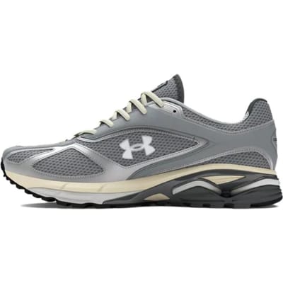 Under Armour Apparition Steel Ivory Dune Unisex Sneakers Grijs Metallic-Zilver 3027595-100 42.5 gray