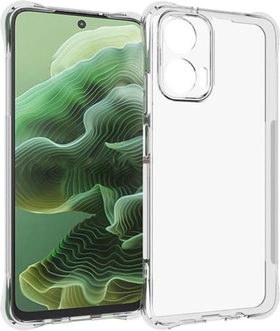 Coverup Hoesje - Geschikt voor Motorola Moto G35 Hoesje - Coverup TPU Back Cover met AirBag Corners - Transparant