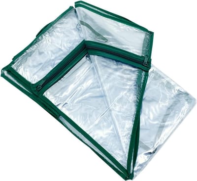 Broeikas Zeil - Kweekkas Cover - Planten Beschermen - Eenvoudige Montage - 70x50x120cm - Transparant
