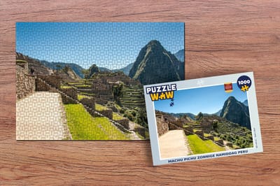 Puzzel Machu Pichu zonnige namiddag Peru - Legpuzzel - Puzzel 1000 stukjes volwassenen