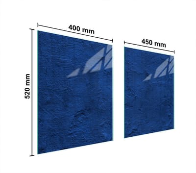 TMK ArtDeko - Glas Beschermplaat voor Fornuis - 85x52 cm - Veelkleurig - Sla Small Paper Clip