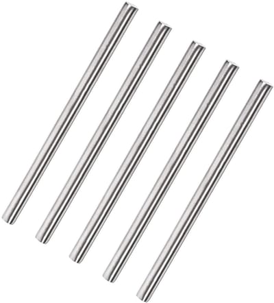 100mm x 6mm 304 RVS Lineaire Schachten - 5 Stuks voor DIY Projecten en Constructies