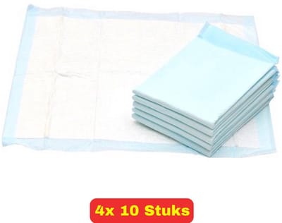 Romed Incontinentie onderlegger met kleefband | 60x90 cm | 4 x 10 stuks | Voordeelverpakking!