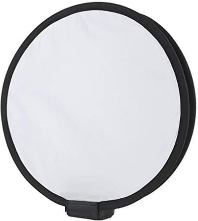 Dailygoods- Softbox-diffuser 40 cm - Ronde Opvouwbare Diffuser - Draagbaar - Nylon - Inclusief Opbergtas - Lichtgewicht 130 g - Lichtdiffuser