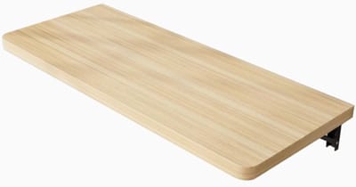 Klaptafel aan muur - Inklapbaar bureau - Ruimtebesparend werken - Zwevend ontwerp - Diverse maten - Houtkleur