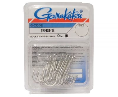 Gamakatsu Treble 13 Nickel Nickel / #12
