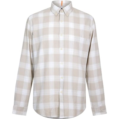 Boss Rickert-overhemd voor heren (Licht Beige)
