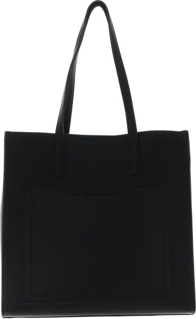 SEIDENFELT MANUFAKTUR Schoudertas Halsa Shopper Black Zwart