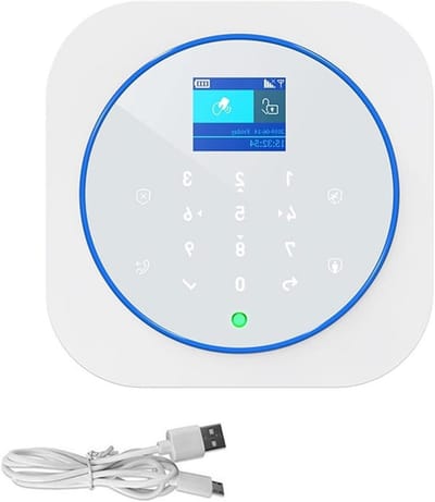 Draadloos Alarmsysteem - Beveiligingskit App - Huis Beveiligen - Buiten Waterdicht - 180x115x20mm - Wit